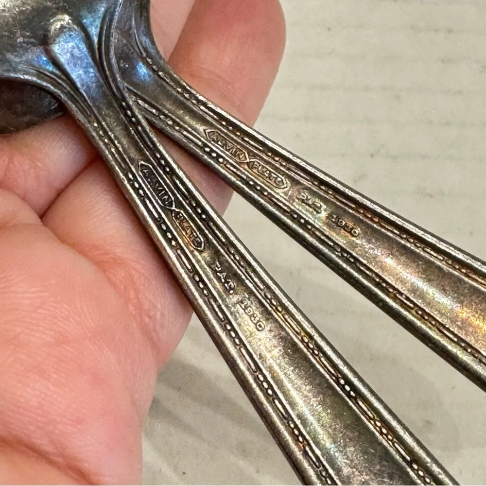 Vintage Alvin Patent Silverplate 4.5
